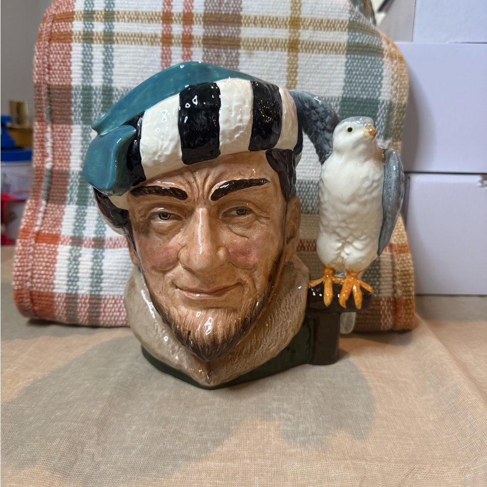 Royal Doulton Blue and Black Ceramic Art Piece